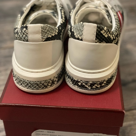 Men’s Bally “Moony” White Sheep Printed Sneakers Size 12 - Picture 4 of 6